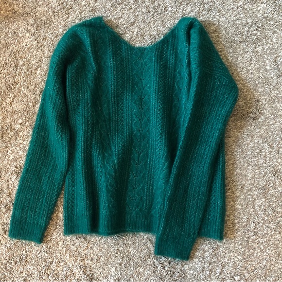 NWT Sezane Malou Jumper Sweater - Emerald Green - Picture 5 of 9